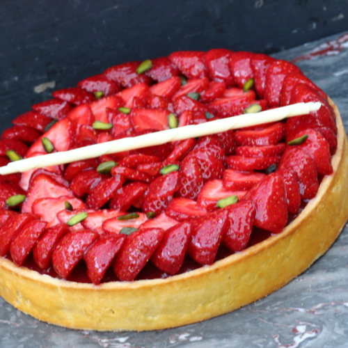 Strawberry Tart by Lovingly Baked by Anthea
